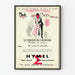 Vintageposter La Chanson de l'Hôtel-Dieu - Retro väggdekoration