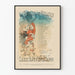 Vintageposter La Chanson des Joujoux - Poëtisk väggdekoration med illustration
