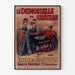 Vintageposter La Demoiselle du Château av Xavier de Montepin