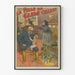 Vintageposter La Fille du Garde Chasse - Retro väggdekoration
