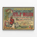 Vintageposter La France Prévoyante firar andra miljonen 1891 — inramlat konstverk på väggen