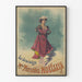 Vintageposter La Gracieuse Mlle Mercédès Noëlita
