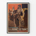 Vintage väggdekorationsposter för Frankrikes dag i Argentina 1917 - krigsinspirerad dekorationsposter