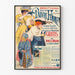 Vintageposter "Fattig kvinna" – dekorativ illustration av Balluriau