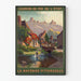 Vintageposter La Mayenne Pittoresque - Retro väggdekoration