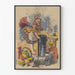 Vintageposter La Petite Ménagère för väggdekoration