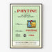 Vintage reklamposter för La Phytine Ciba, väggdekoration