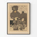 Vintageposter La Revue Blanche, konstnärlig Paris-illustration