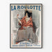 Vintageposter La Roulotte Montmartre - Konstnärlig väggdekoration