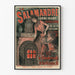 Vintageposter La Salamandre Rullande Kamin