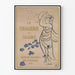 Vintageposter av Salomés tragedi - Nationalteatern för Opera 1919