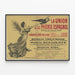 Vintageposter La Union & Le Phénix Espagnol Paris väggdekoration — inramlat konstverk på väggen