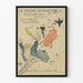Vintageposter La Vache Enragée, illustrerad tidning
