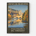 Vintageposter La Vallée du Thouet - Handgjord väggdekoration