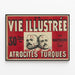 Vintageposter La Vie Illustrée - Turkiska grymheter i Makedonien — inramlat konstverk på väggen