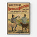 Vintageposter Lactéoline Excelsior - Annons för djurmjölsmjöl