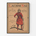 Vintageposter Lachmi Bai - Joan of Arc i Indien av Michael White