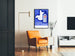 Vintageposter Lactoma Sédatif Gastrique Blå och Vit