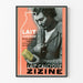 Vintageposter av Zizine med kalciumhaltig mjölk – Retro väggdekoration