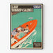 Vintageposter av Lac Winnipesaukee och Boston & Maine Railroad