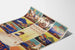 Vintageposter för Lamport & Holt Cruises med europeiska och afrikanska destinationer