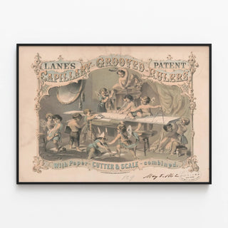 lanes-patent-capillary-grooved-rulers-with-paper-cutter-scale-combined