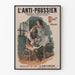 Vintageposter L'Anti-Prussien Journal Patriotique – Retro väggdekoration