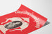Dekorativ poster med laotiskt symbol med porträtt och elefanter