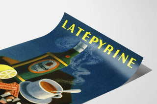Vintageposter La Tépyrine Prophylax mot influensa