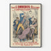 Vintageposter Le Bataillon de la Croix-Rousse - Historisk väggdekoration