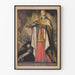 Postern Le Cardinal Mercier skyddar Belgien