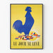 Poster Le Jour Se Lève - Patriotisk väggdekoration