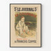 Vintageposter Le Coupable - Opublicerad roman av François Coppée