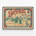 Vintageposter Le Laktinol – Glansig målning för inomhus- och utomhusbruk — inramlat konstverk på väggen
