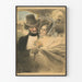 Vintage inredningsposter Le Mariage av C. Leandre 1900