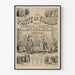 Vintageposter Le Pacte de Famine - Prise de la Bastille 1789