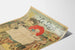 Vintageposter av Le Pays tidning och illustrerade personer