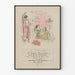 Vintageposter av Le Quartier Universitaire och Studentlivet 1926