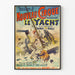 Vintageposter Le Yacht - Väggdekoration i cirkusstil