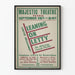 Vintageaffisch Teater Majestic - Lutar sig mot Letty