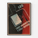 Vintageposter 'Libros Anarquistas y Serás un Hombre' för väggdekoration
