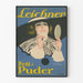 Vintageposter Leichners Fett & Puder - Retro Väggdekoration