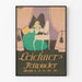 Vintageposter Leichners Fett & Puder - Retro Väggdekoration
