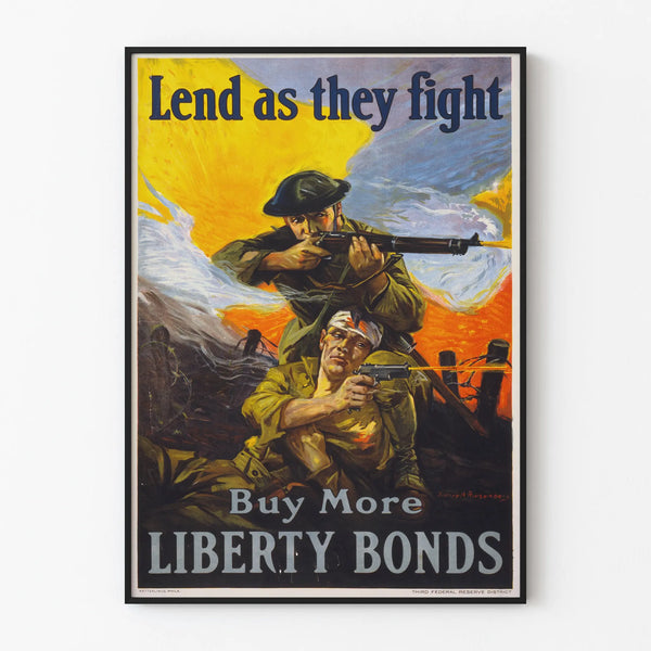 Propagandaposter för kriget - Köp fler Liberty Bonds