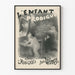 Vintageposter L'Enfant Prodigue - Pantomim i 3 akter av Michel Carré Fils