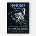 Vintage reklamposter Lenibar Magtarmvårdsdoser