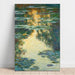 Reproduktion av målningen av näckrosor (1907) av Claude Monet