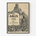 Vintageposter Les Abus de Paris väggdekoration