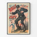Vintageposter Les Bengalis Folies Bergère Paris Väggdekoration