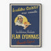 Vintageposter av den berömda Lyon-kocken